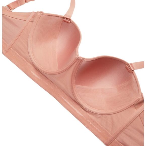 OMNIA Paratus Quartz Flexywire 5-Convertible Underwire Pink Bra Sz 40J - Picture 6 of 12